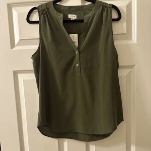 JCrew Sleeveless Blouse New w/ Tags